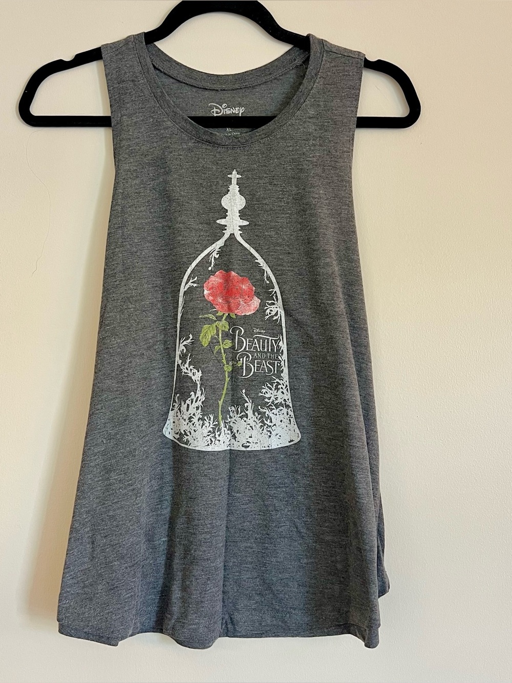 Beauty and the Beast Rose Graphic Tank